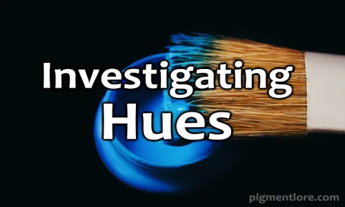 A paintbrush dipped in blue paint resting on the edge of a paint jar.